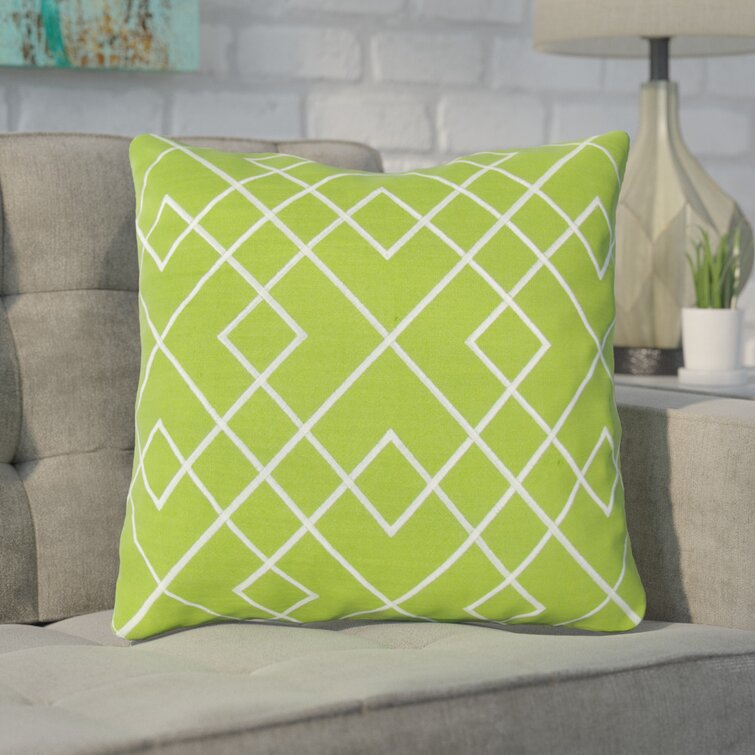 Small green throw discount pillows